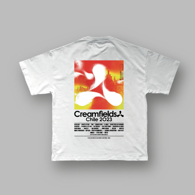 White T-Shirt Festival - Creamfields 2023