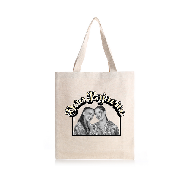 Beige Totebag - Dúo pajarito