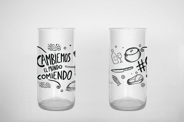 Set 4 Vasos de vidrio - Ñam