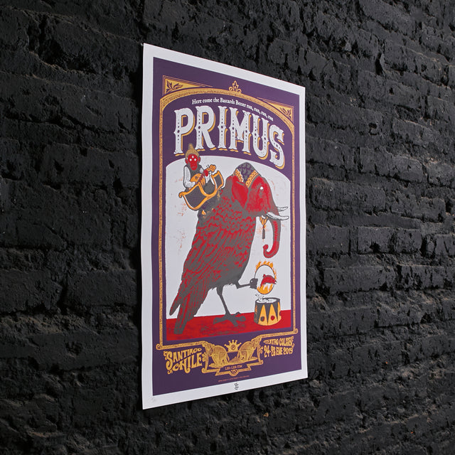 Póster Primus Teatro Coliseo 2019