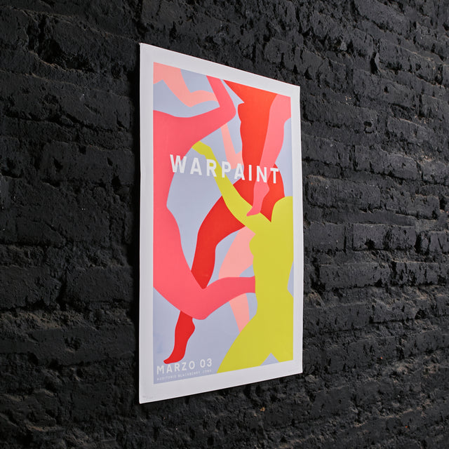 Póster Warpaint Auditorio Blackberry CDMX