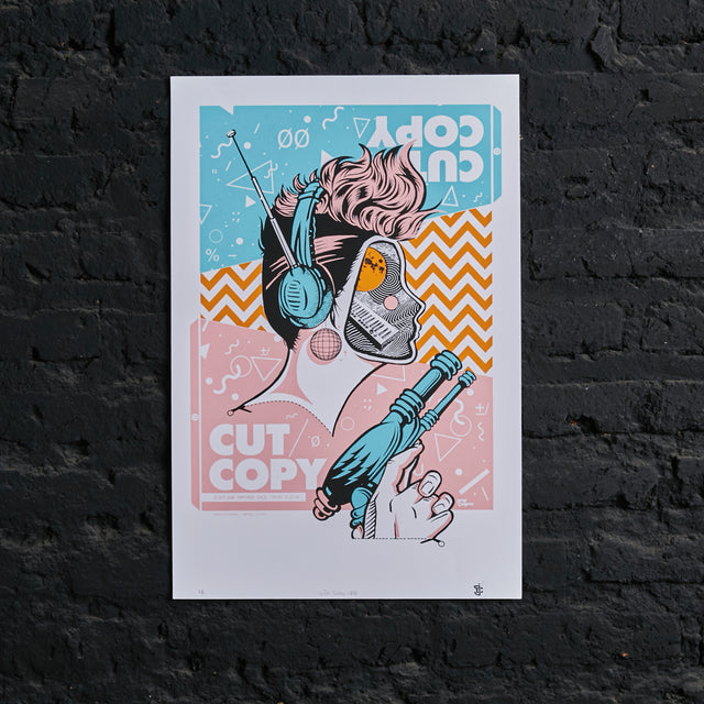 Póster Cut Copy Teatro Teletón 2018