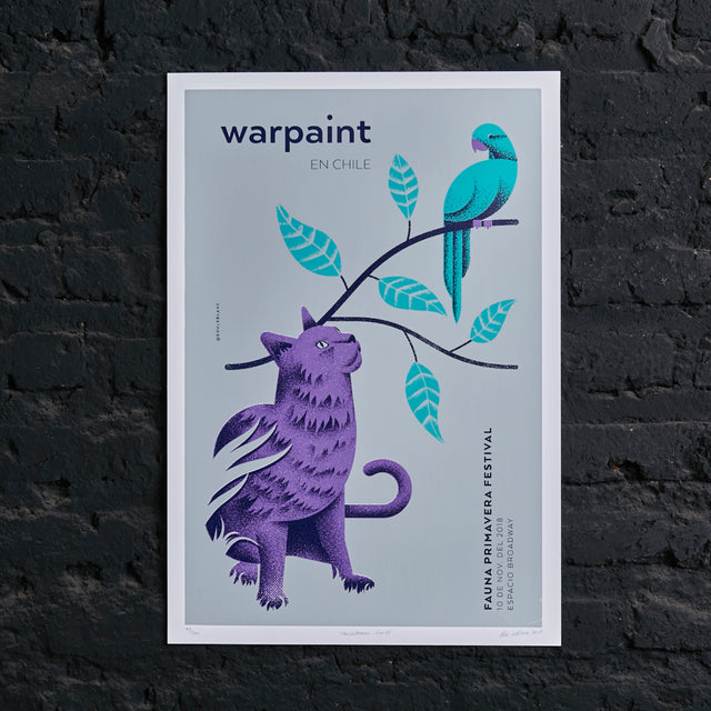 Póster Warpaint Festival Fauna Primavera 2018